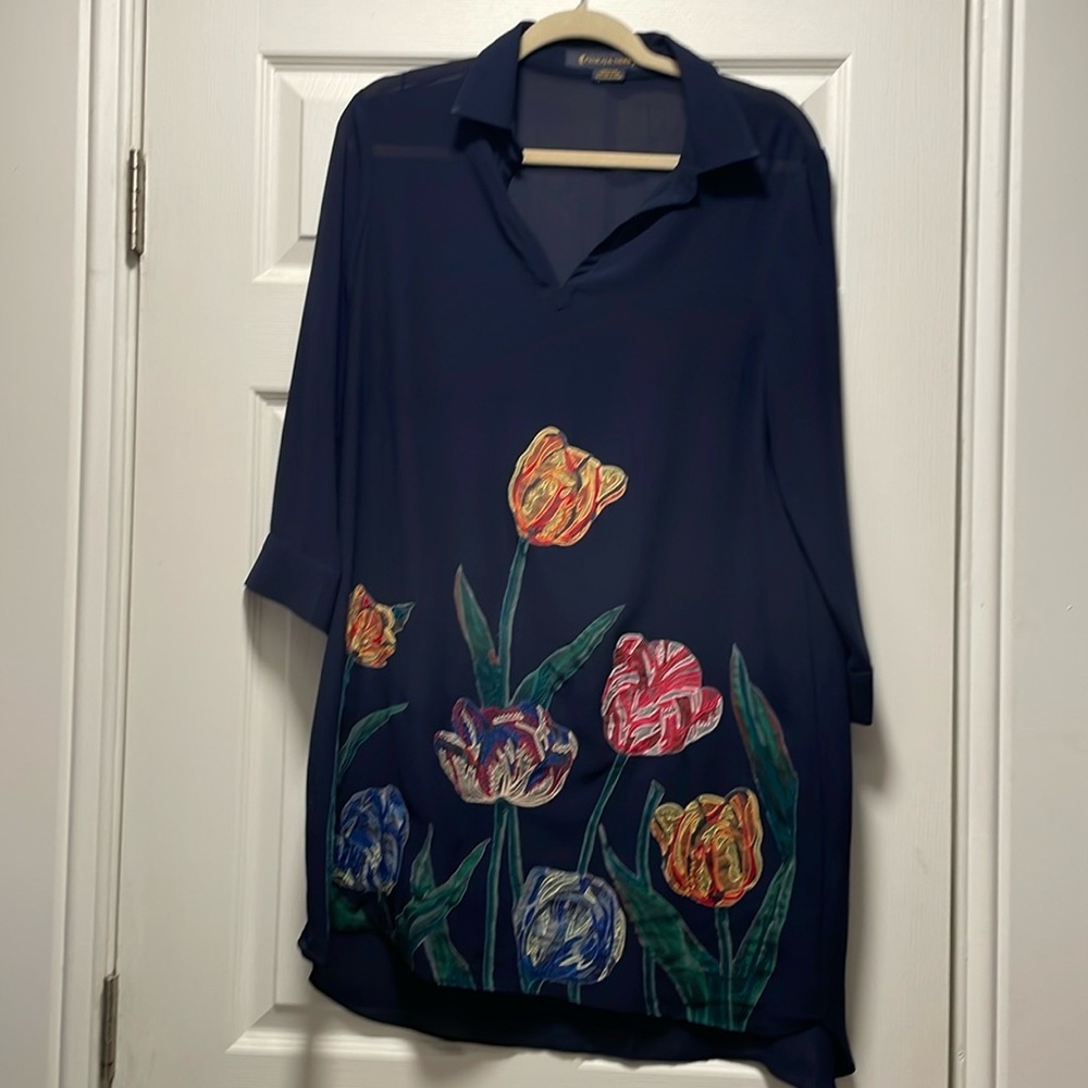 Anthropologie Pankaj & Nidhi tunic dress
